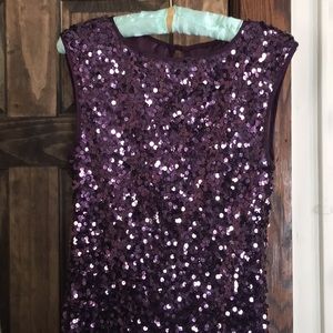Forever 21 purple sequin dress